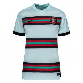Camisolas de futebol Portugal Mulher Equipamento Alternativa EURO 2020 Manga Curta